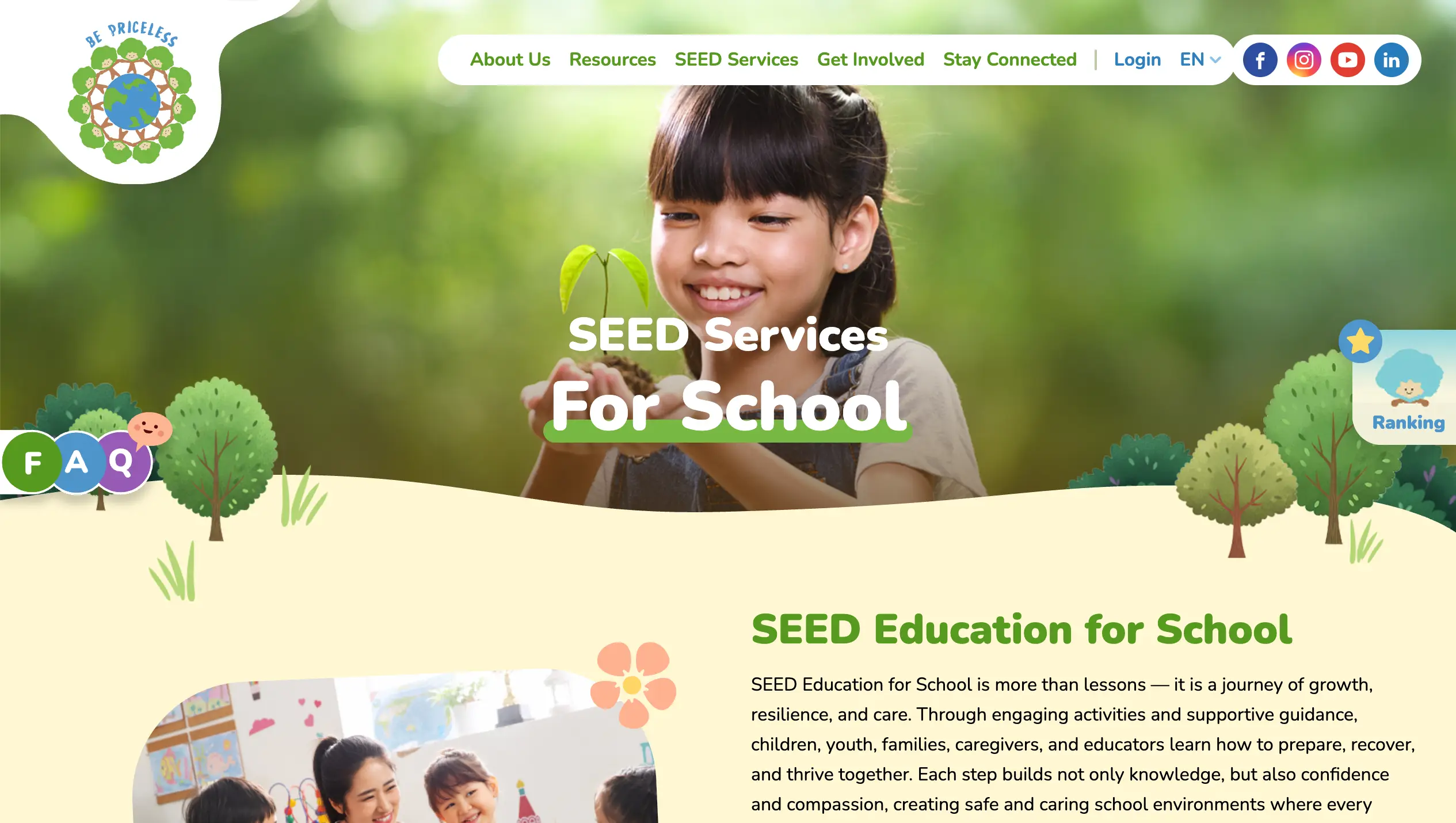 Be Priceless Website & LMS